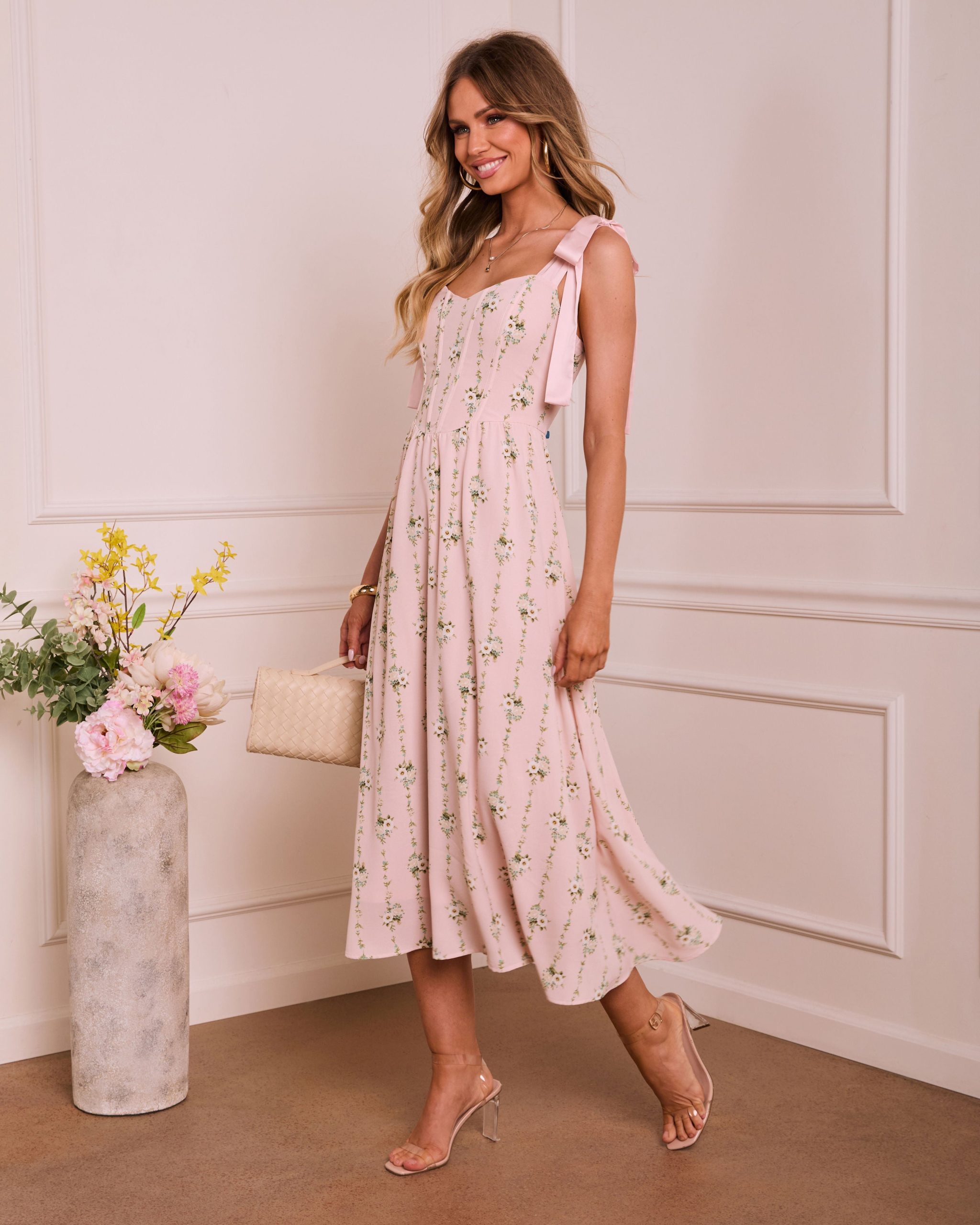 Meadow Fresh Floral Maxi Dress