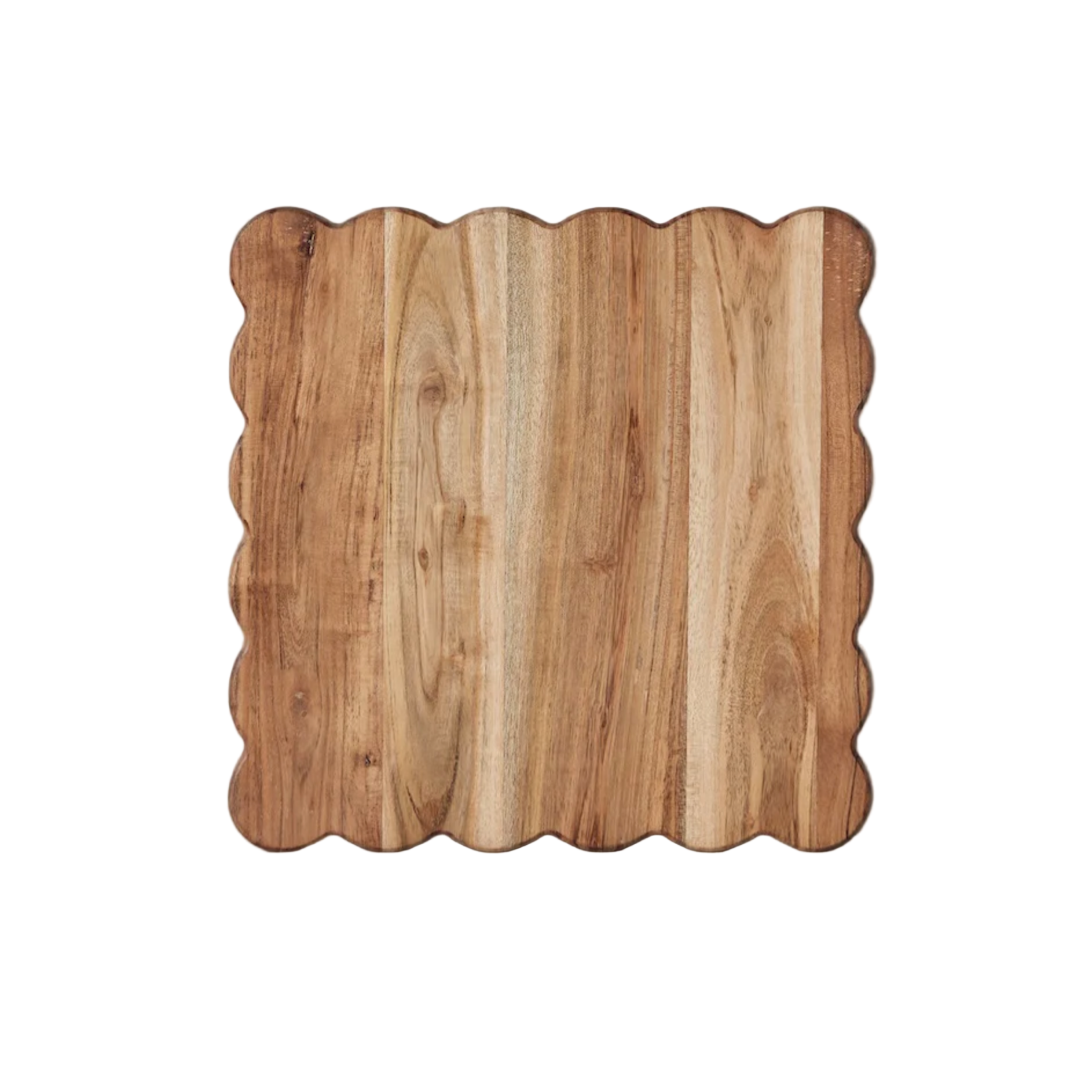 Acacia Wood Scalloped Cutting Boards