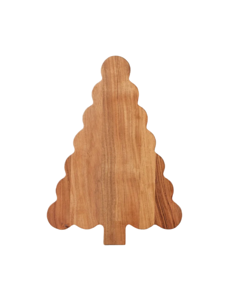 Scalloped Christmas Tree Cutting Board
