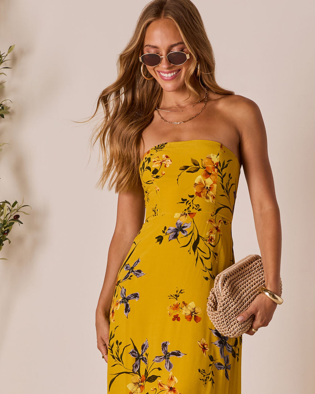 Nakita Fishtail Maxi Dress