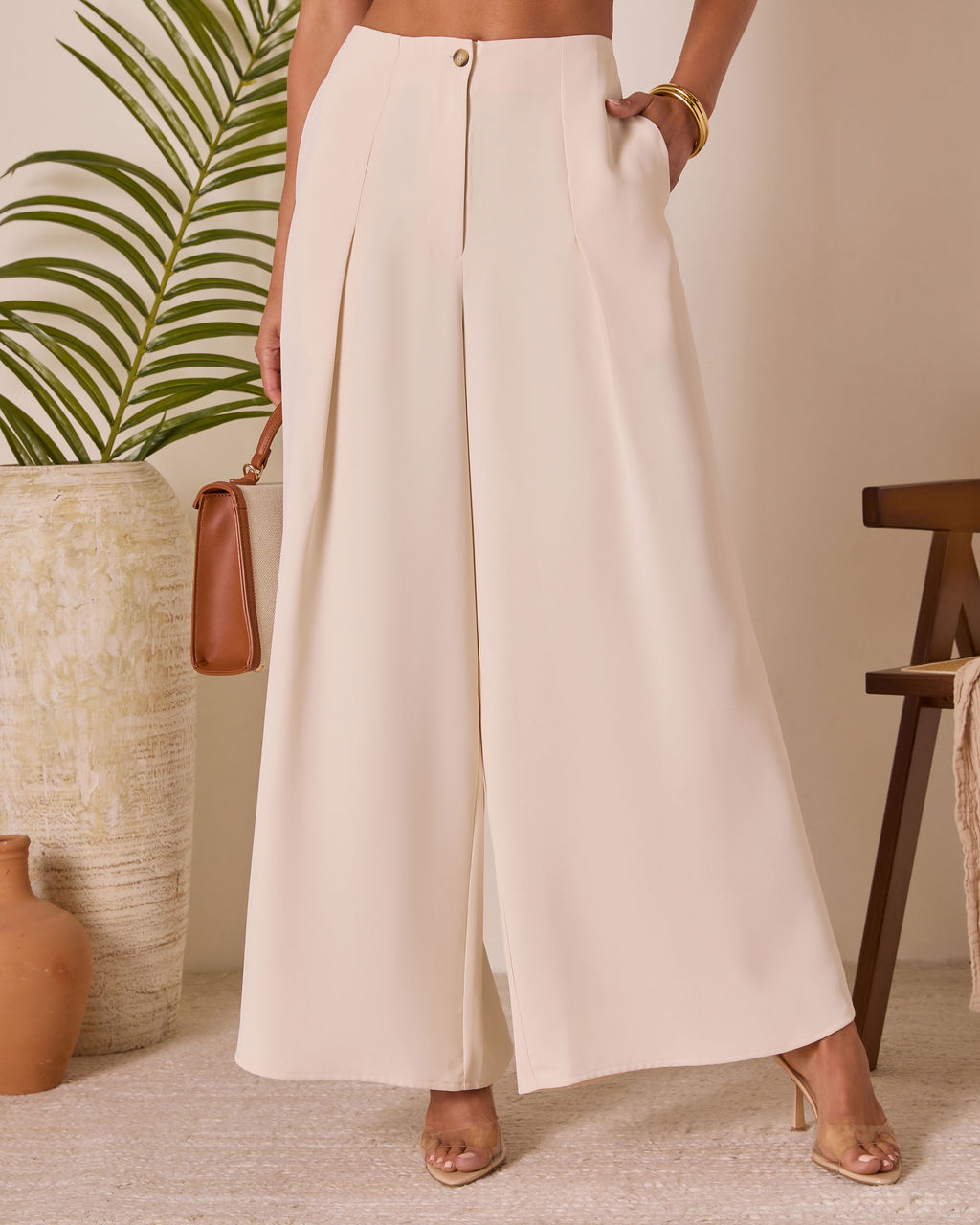 Clarissa High Rise Wide Leg Pants