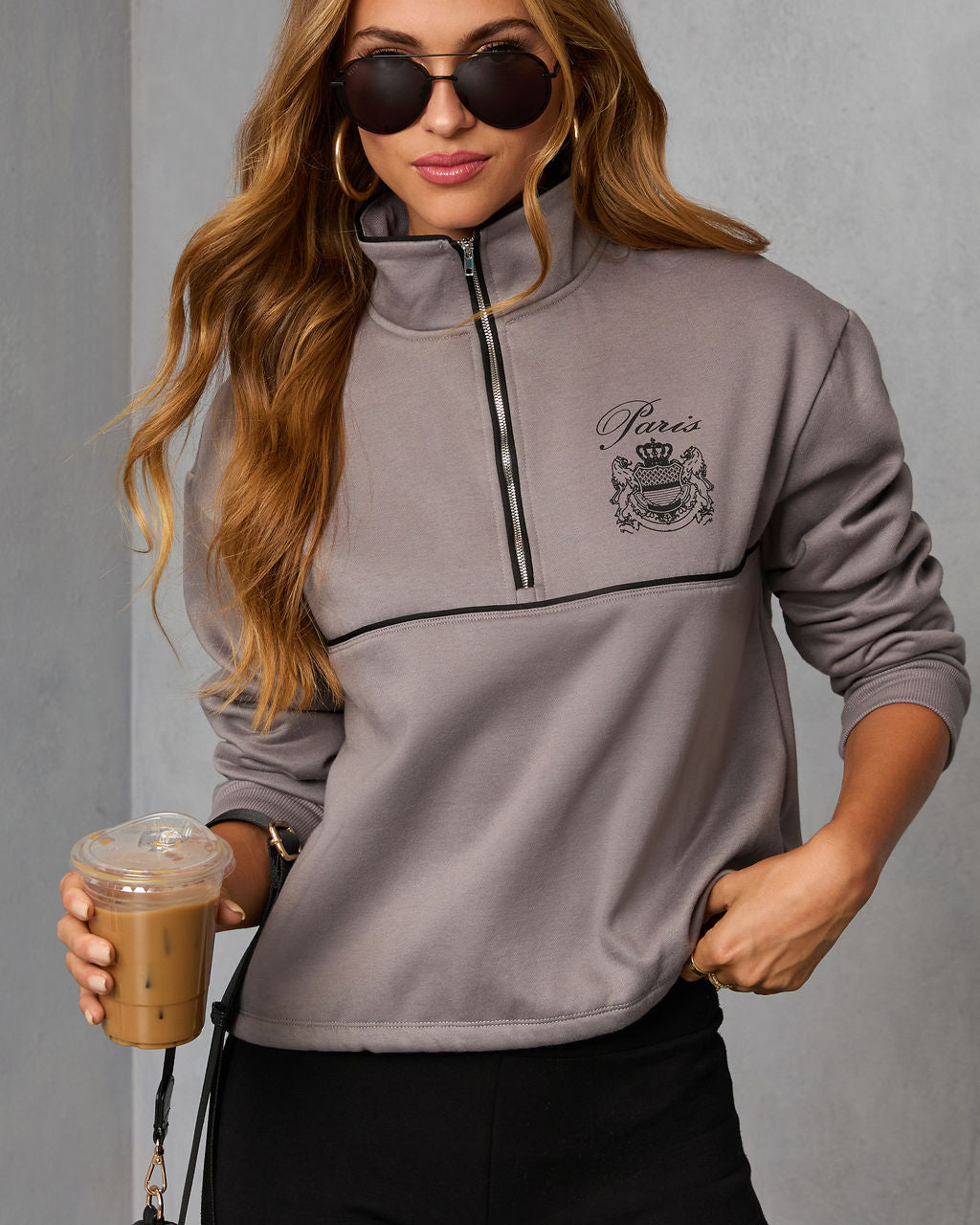 Linger Longer Long Sleeve Quarter Zip
