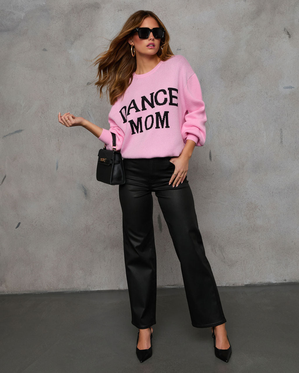 Dance Mom Knit Pullover Sweater