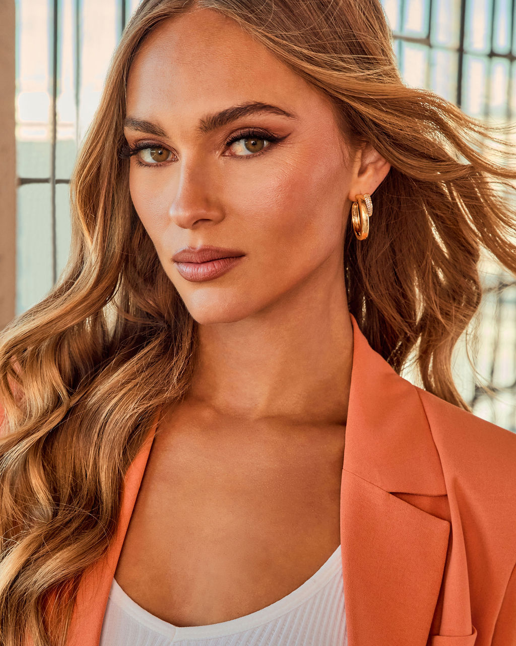 Akari Double Hoop Earrings