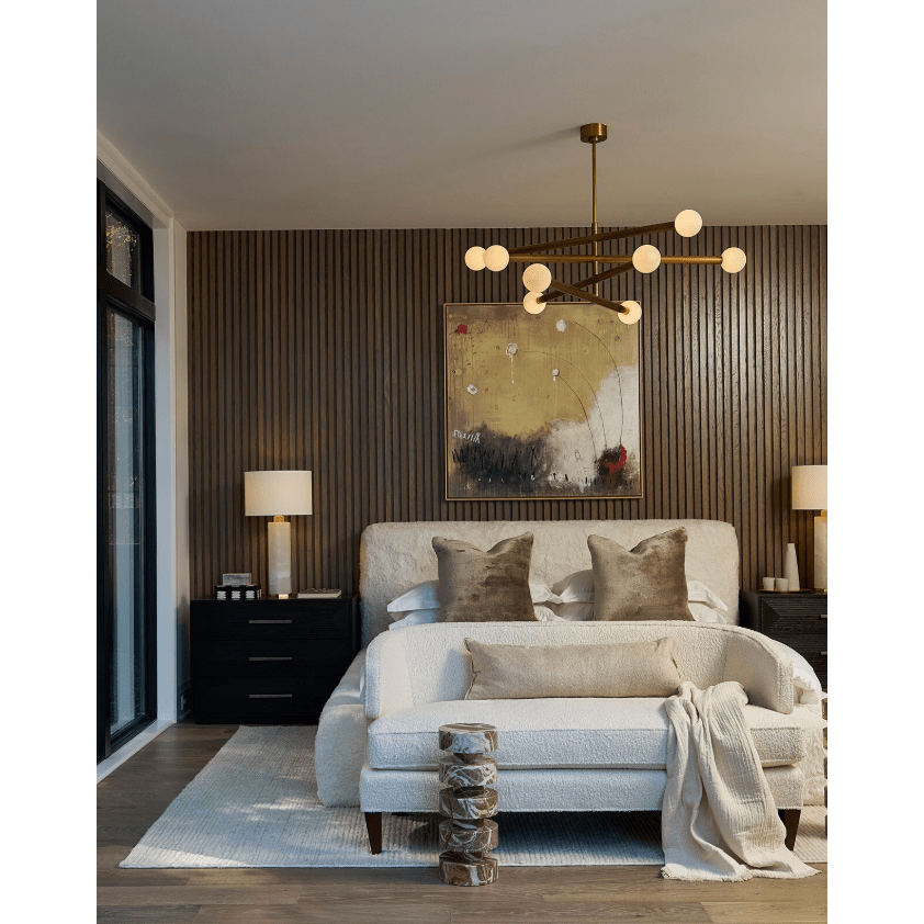 Beaubien Chandelier Natural Brass