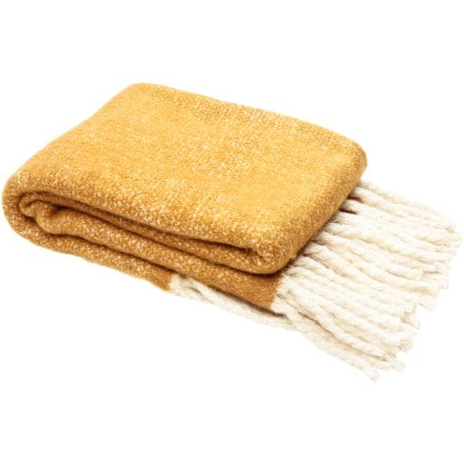 Kilkenny Camel & Ivory Throw Blanket