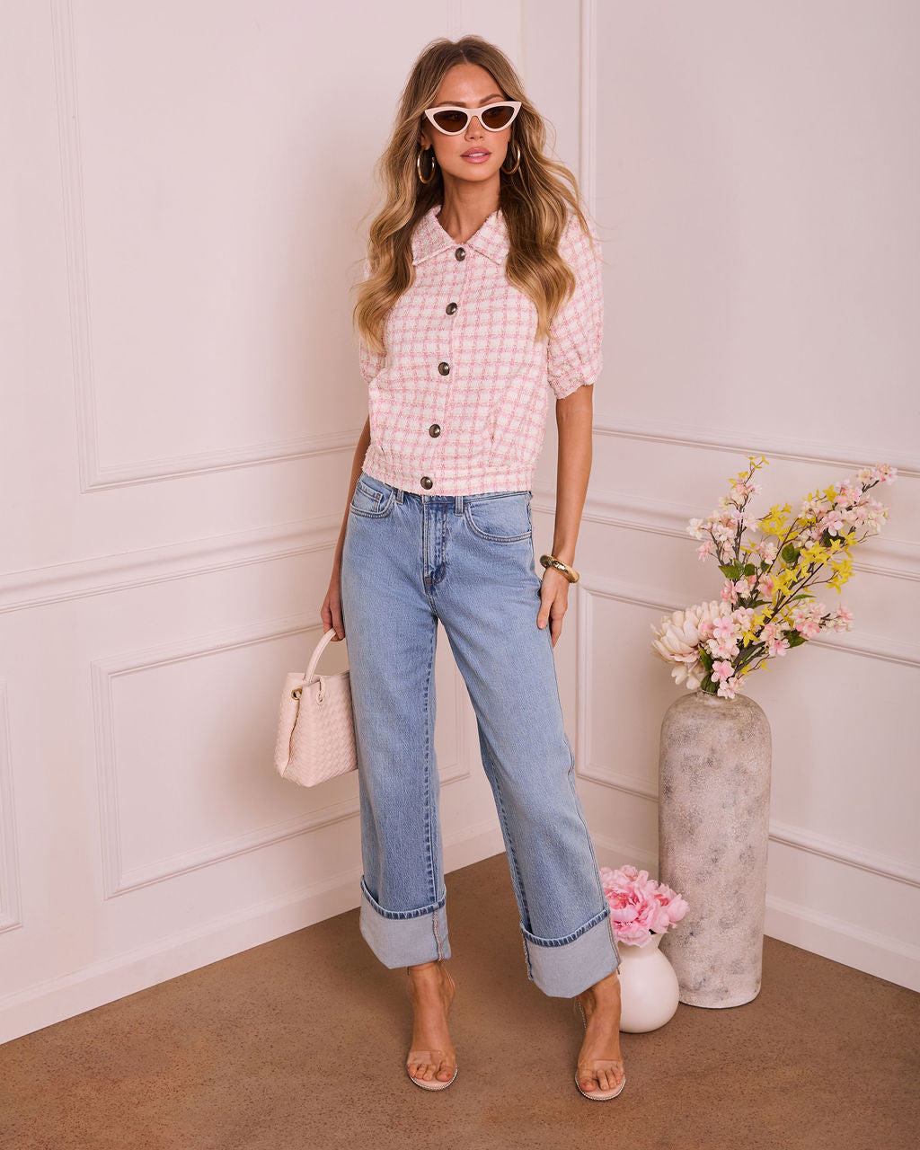 Haverly Tweed Short Sleeve Jacket