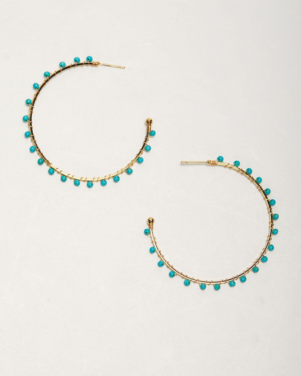 Isla Beaded Hoops