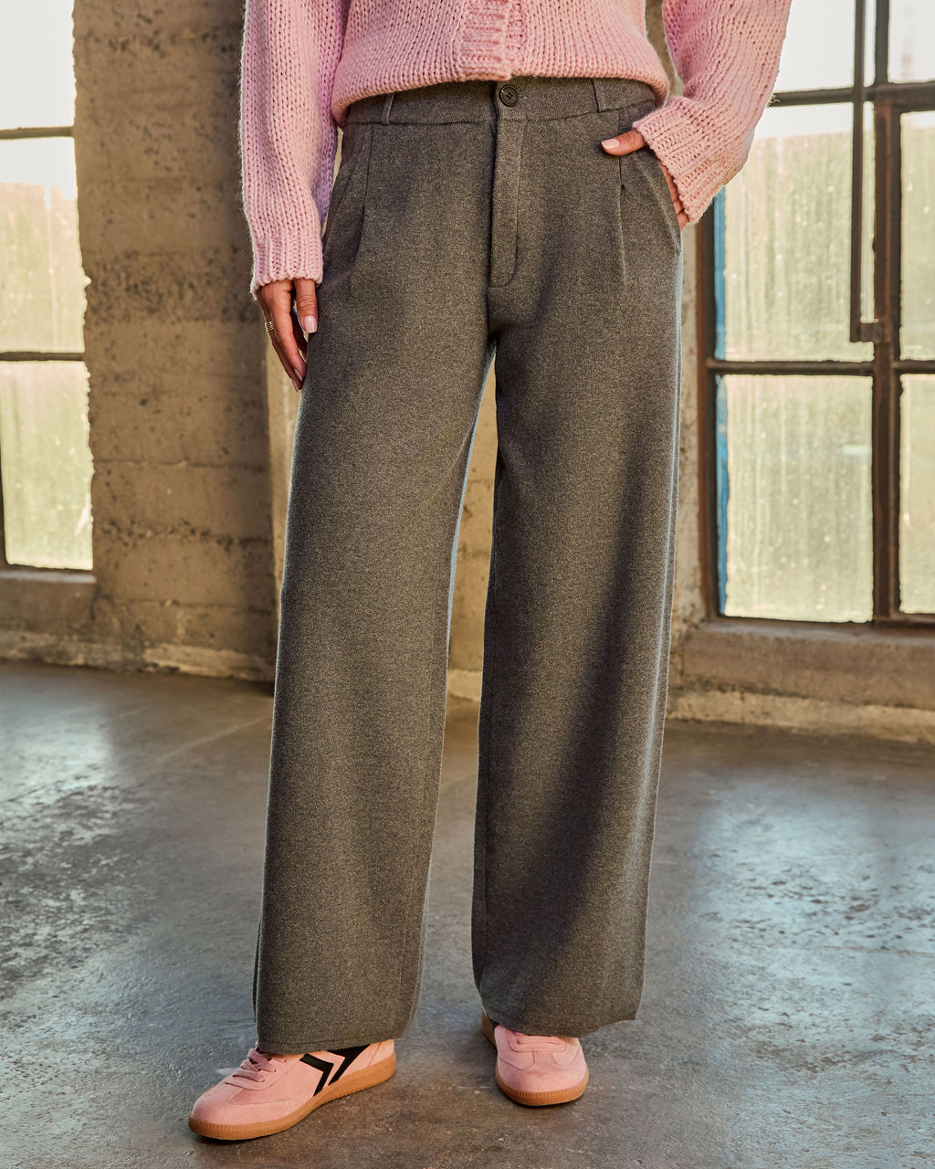 Quiet Reset Knit Straight Leg Pants