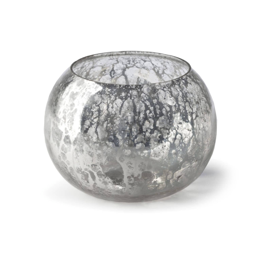 Antique Mercury Votive Bowl, Set of 4