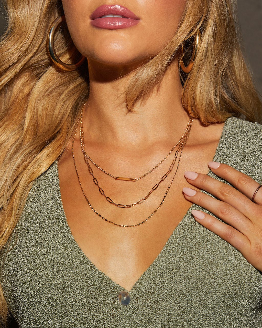 Elsie Layered Chain Necklace