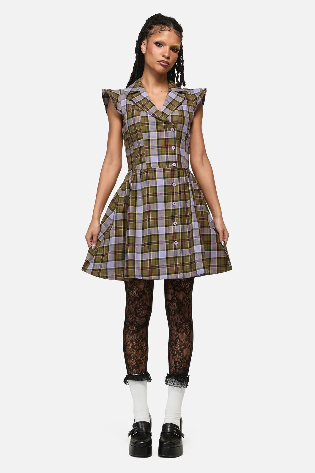 Apothecarius Goth Tartan Dress