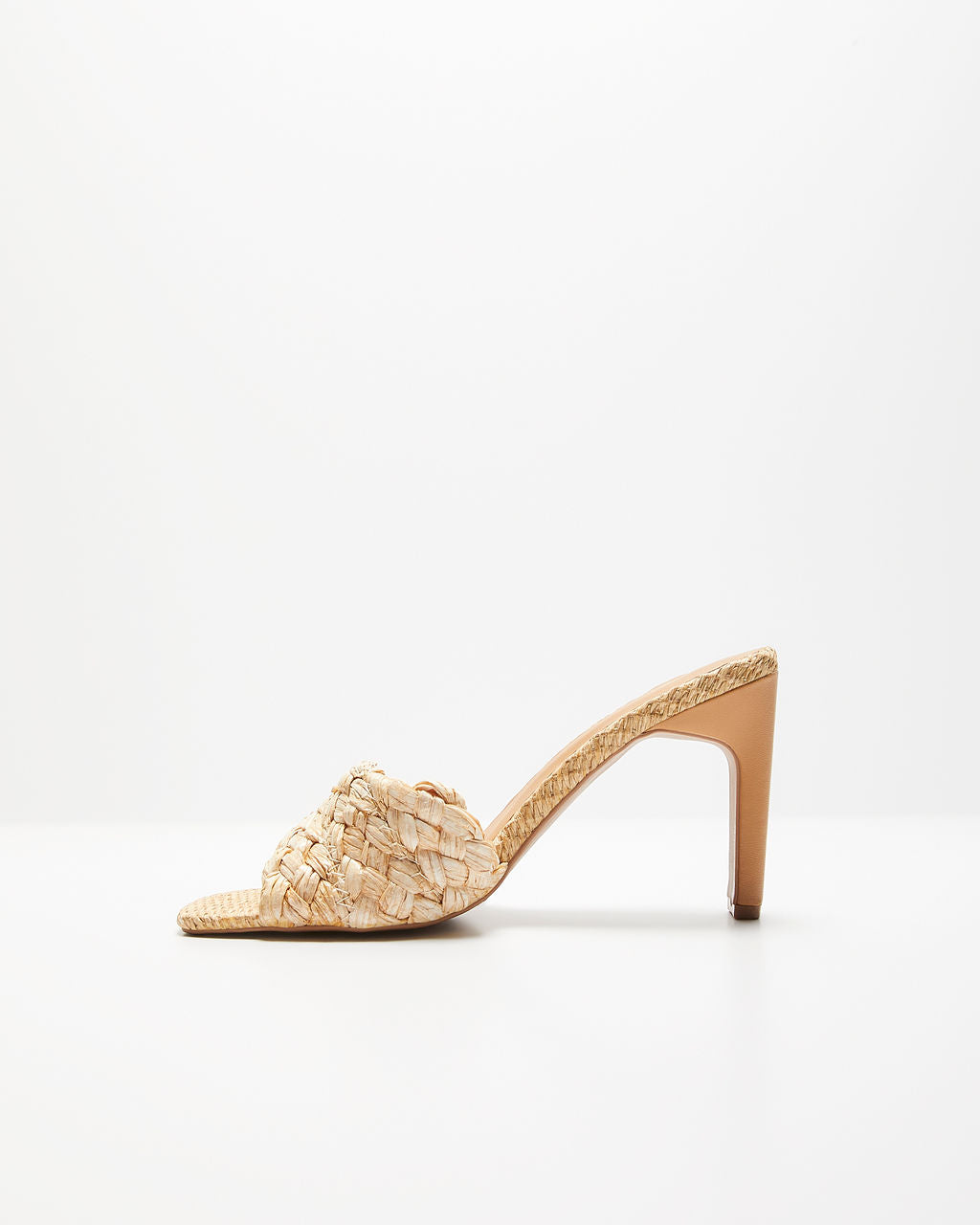 Kori Woven Peep Toe Heeled Sandals