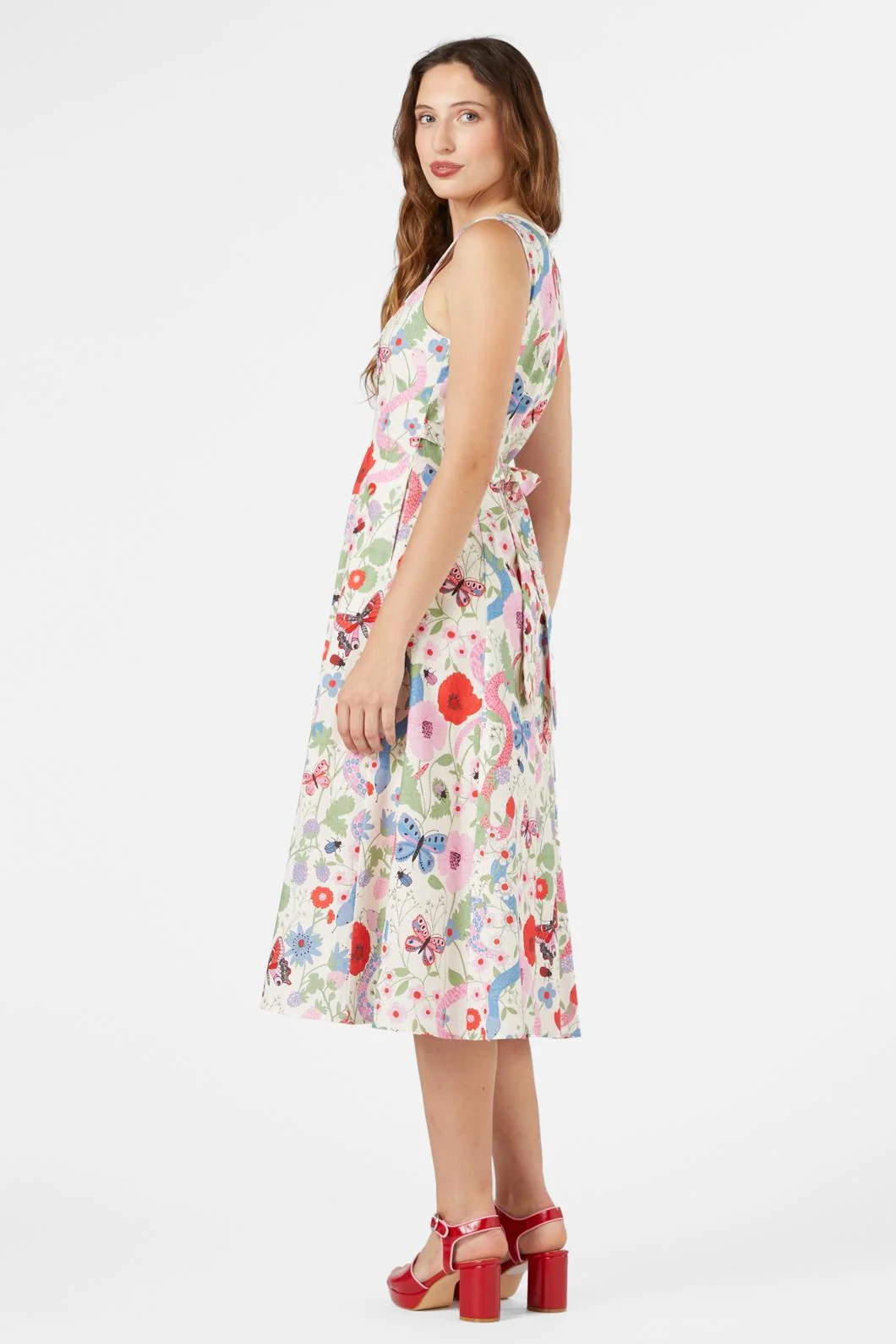 Luna Snake Midi Dress