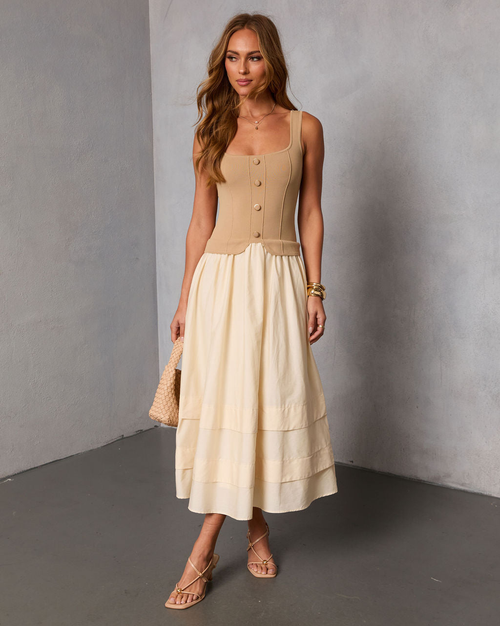 Oakmont Twofer Maxi Dress