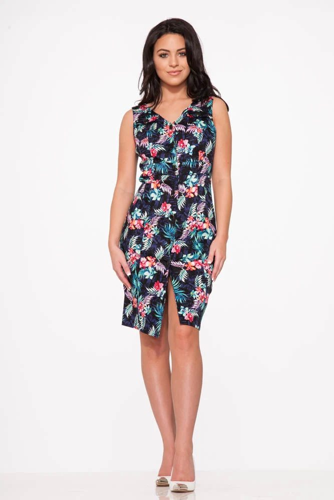 Tropical Safari Wiggle Dress