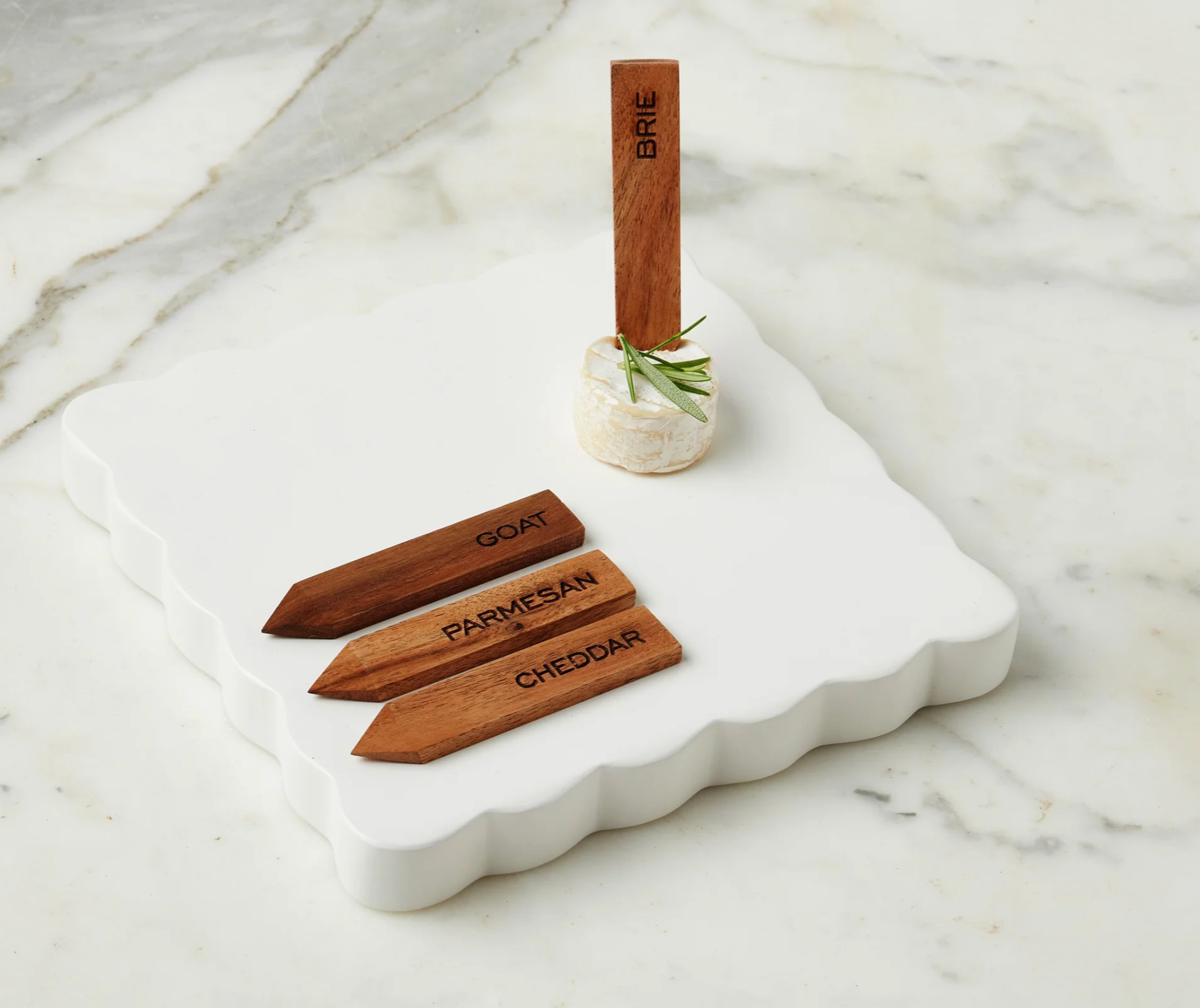 Square Scalloped Charcuterie Boards