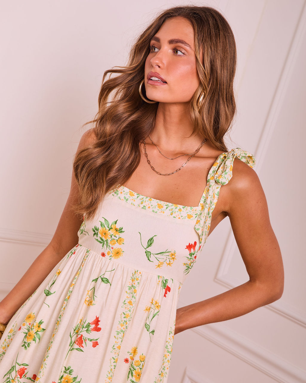 Secret Petal Floral Maxi Dress