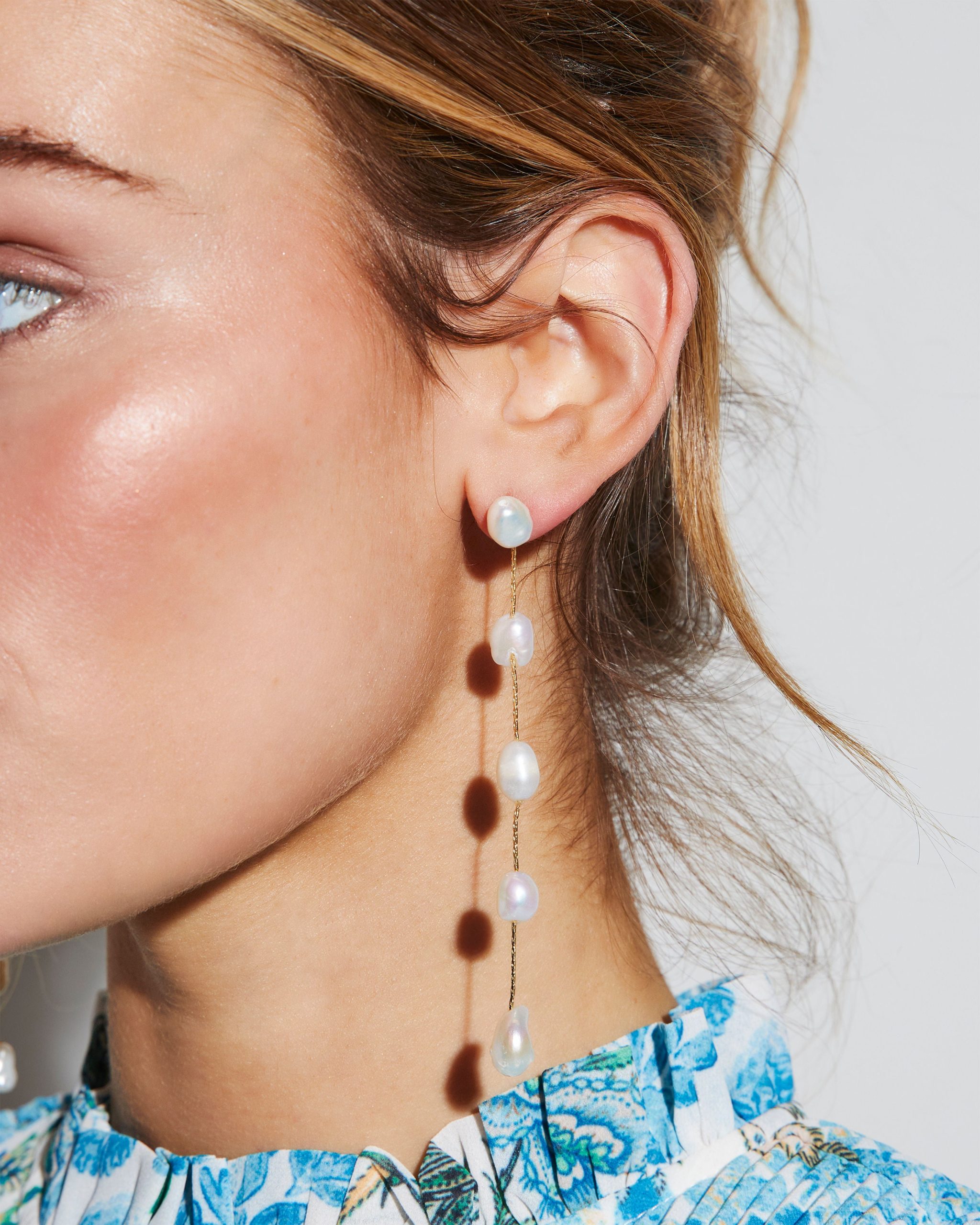 Quinn Pearl Drop Earrings