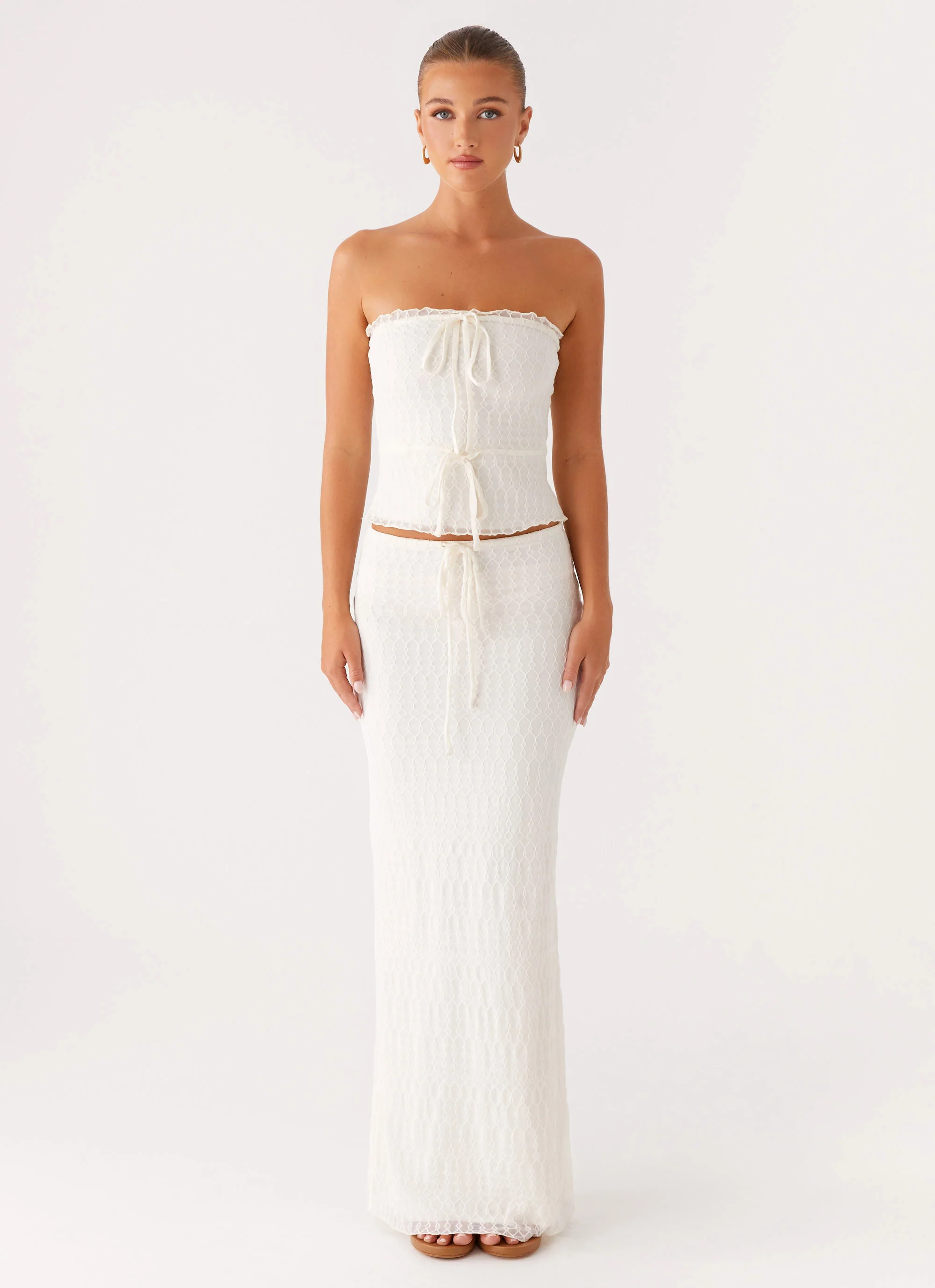 Blakely Maxi Skirt - Ivory