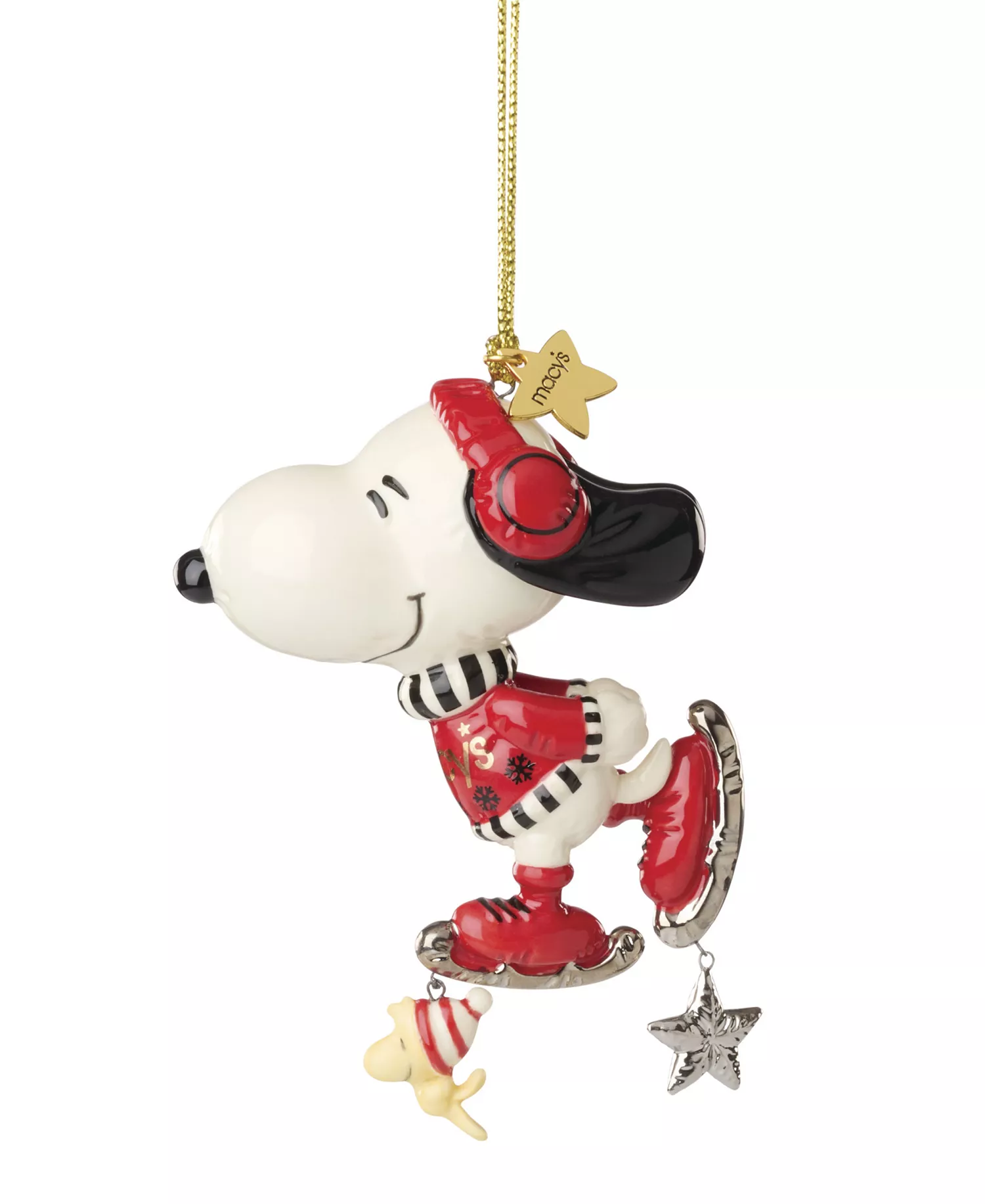 Lenox Macy's 100th Thanksgiving Day Parade Snoopy Ornament