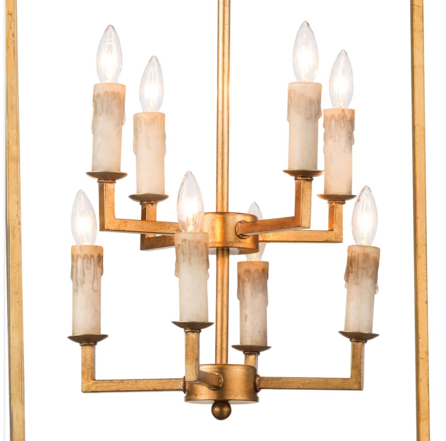 Cape Antique Gold Leaf Pendant