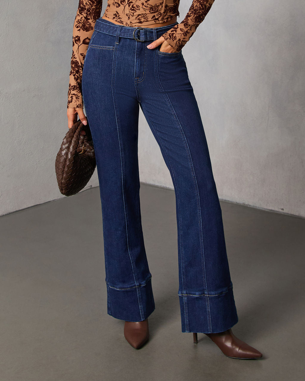 Harloe 90s Vintage Stretch Flare Jeans