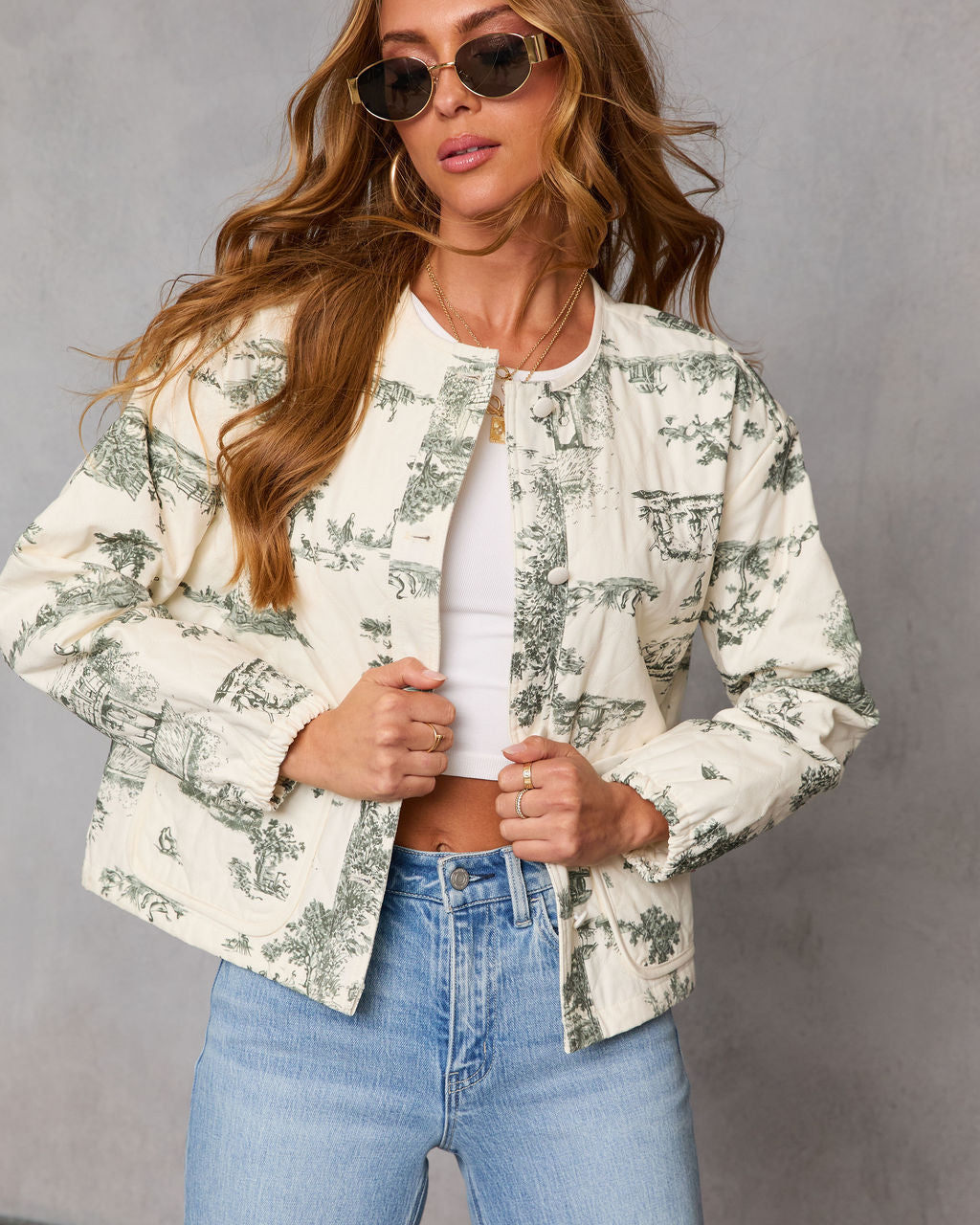 Heritage Hunt Scenic Novelty Print Standard Jacket