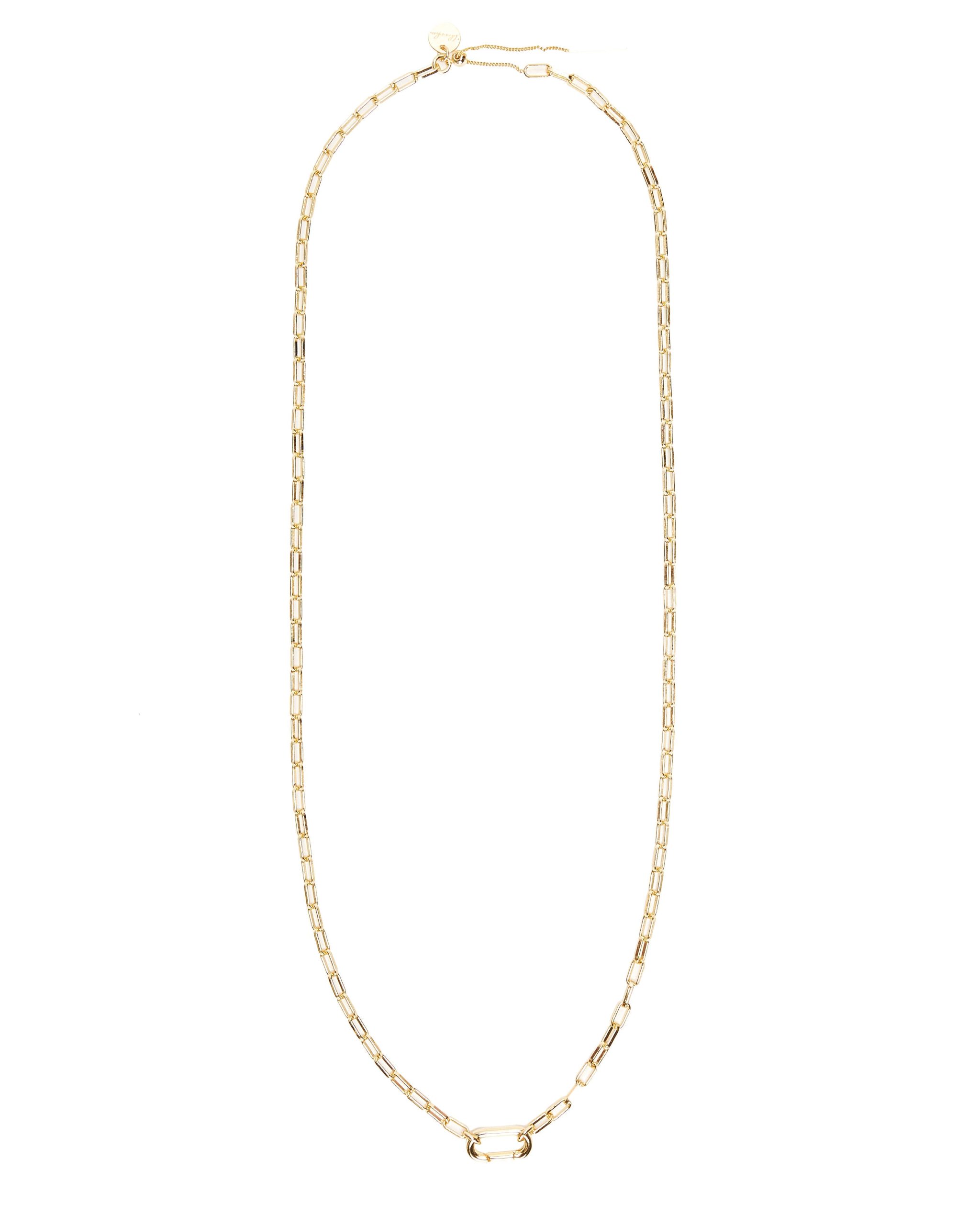 Skinny Hat 14k Plated Chain