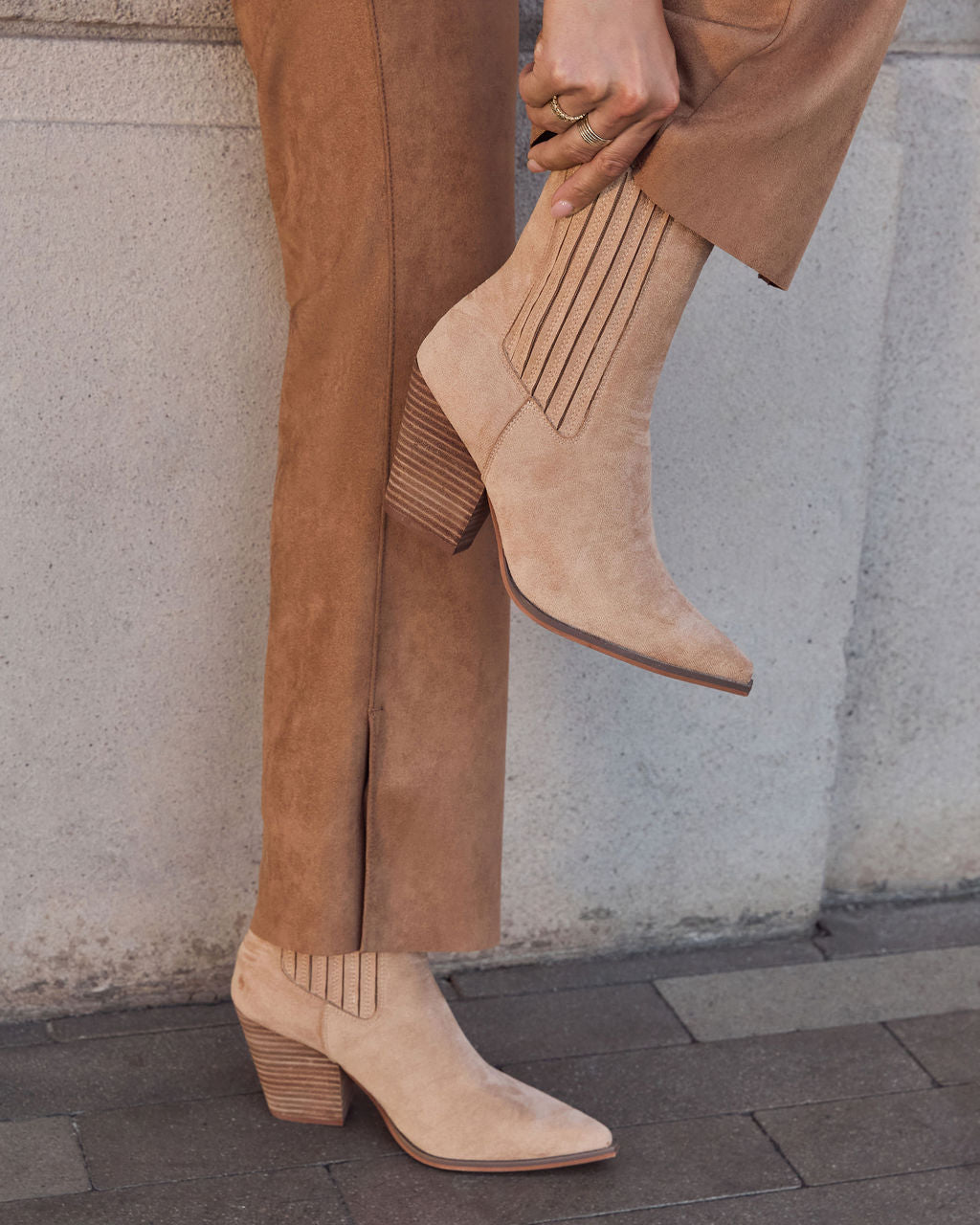 Ragabond Suede Ankle Booties