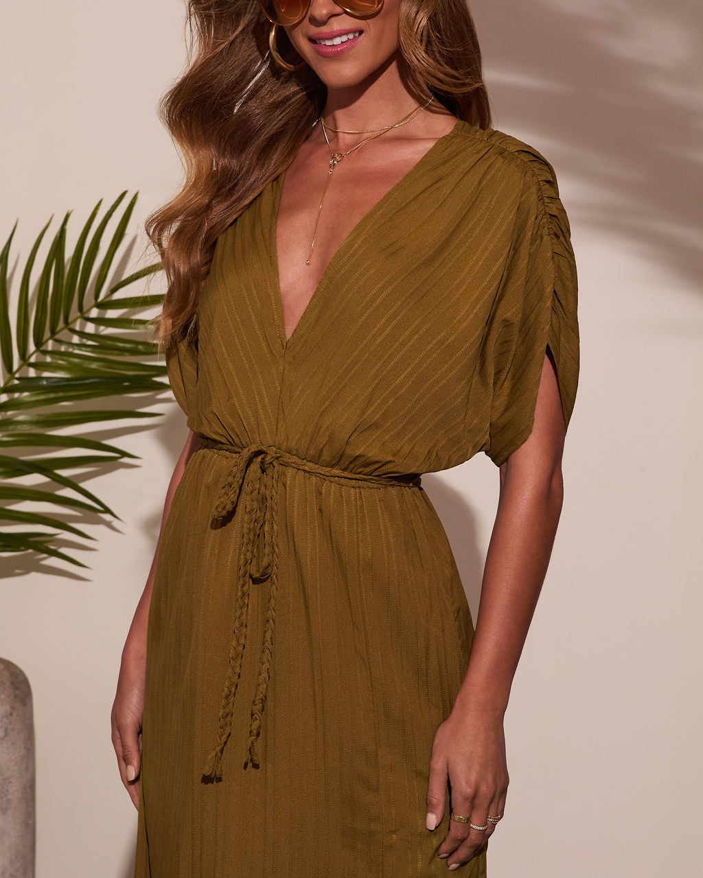 Marylin Waist Tie Maxi Dress