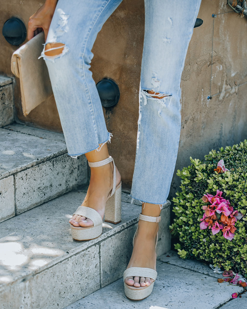Willow Heeled Platform Sandal