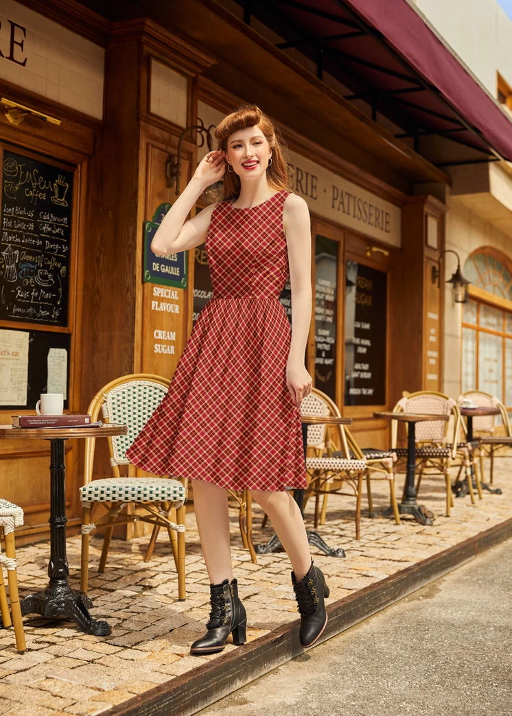 Plaid Vintage Dress