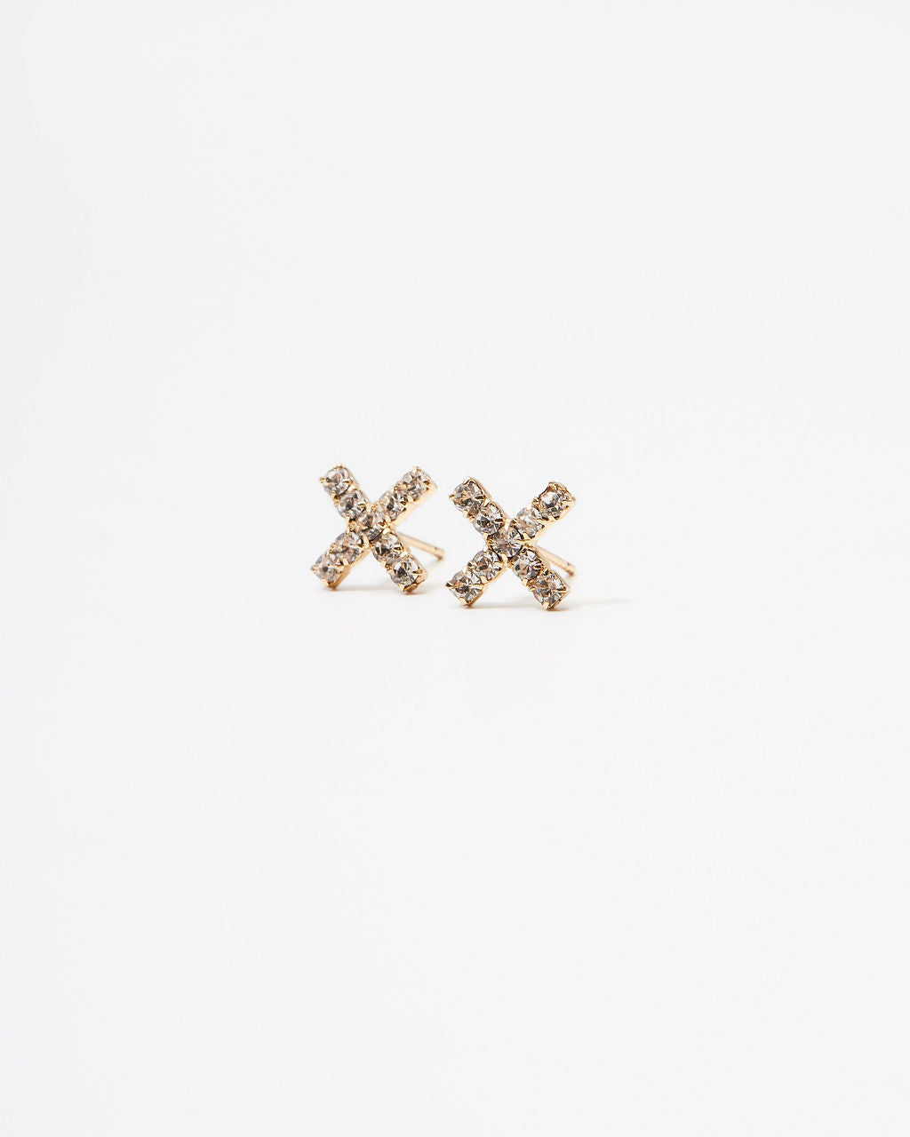 X Micro Pave Studs
