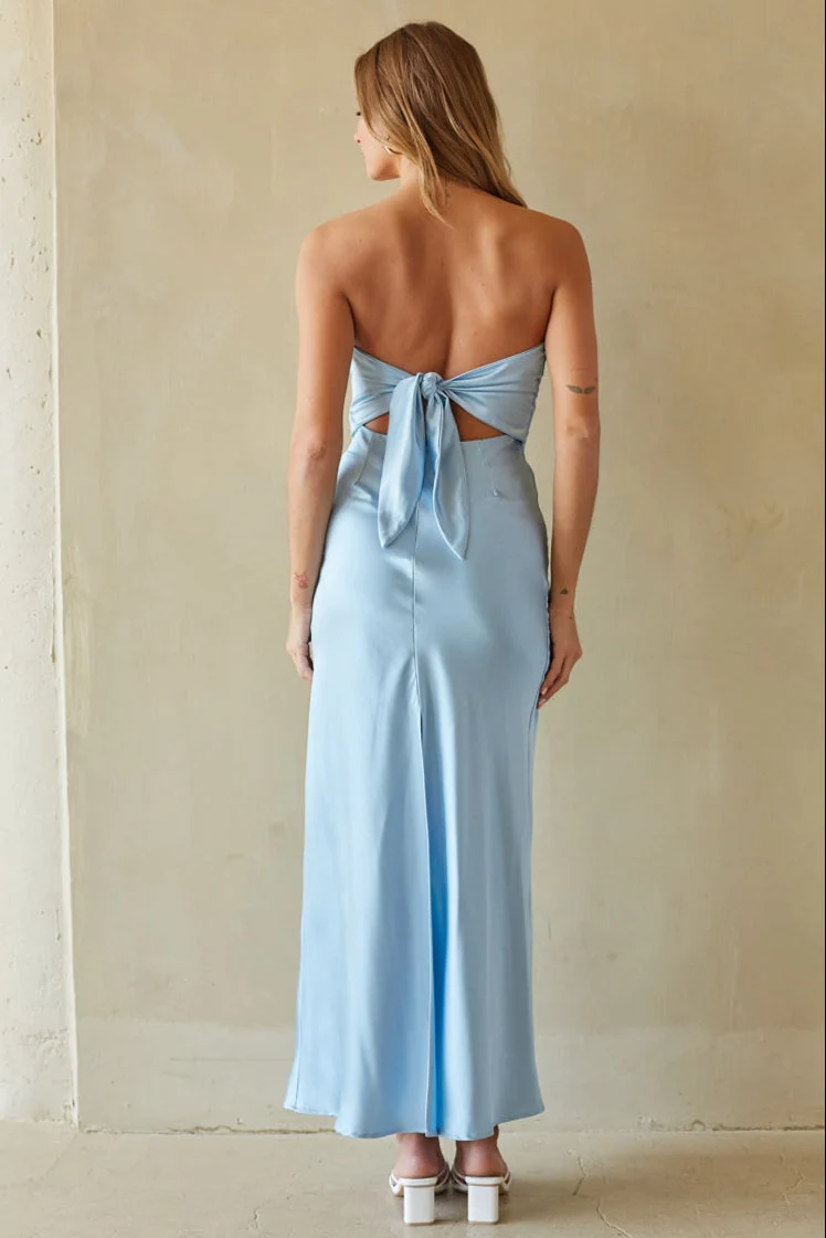 Romina Satin Maxi Dress