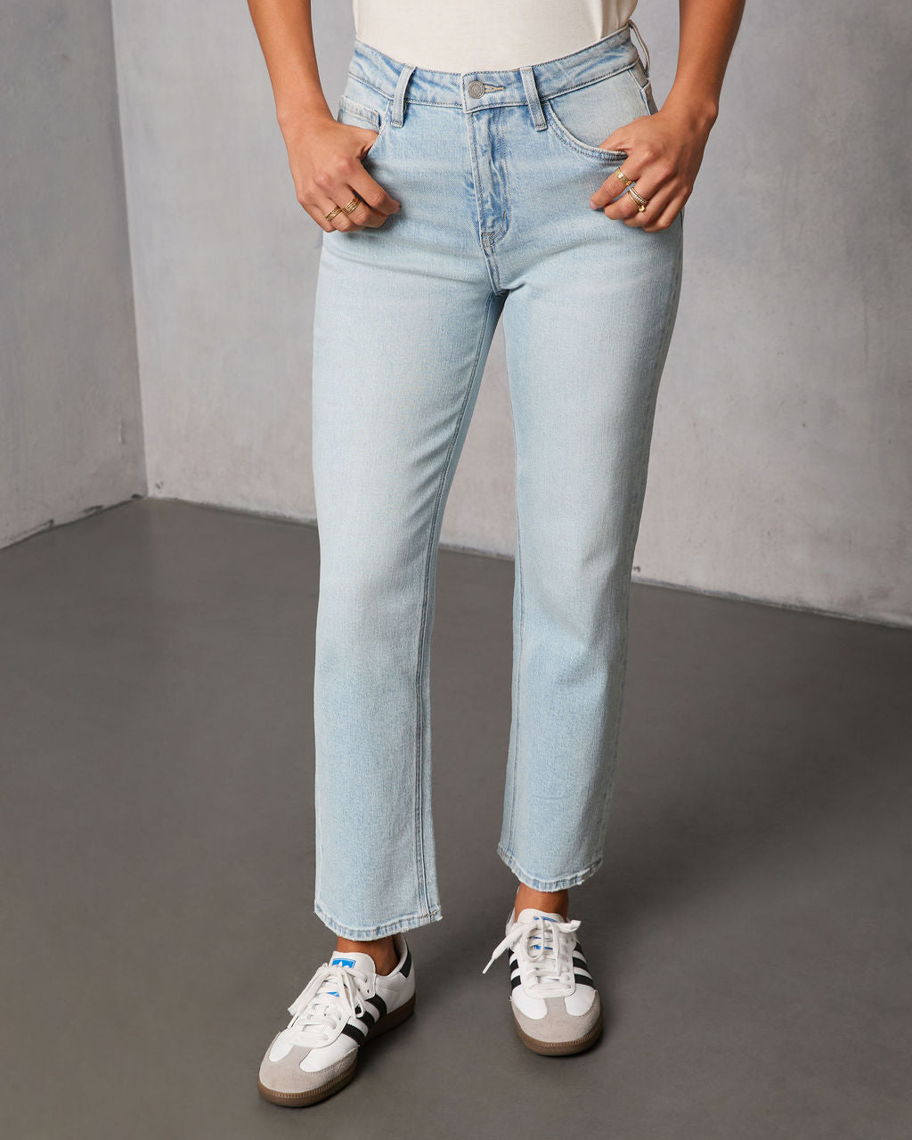 Lueisa Stretch Straight Leg Denim