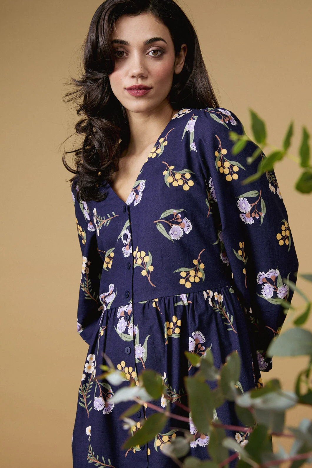 Elsie Native Cotton Smock Dress