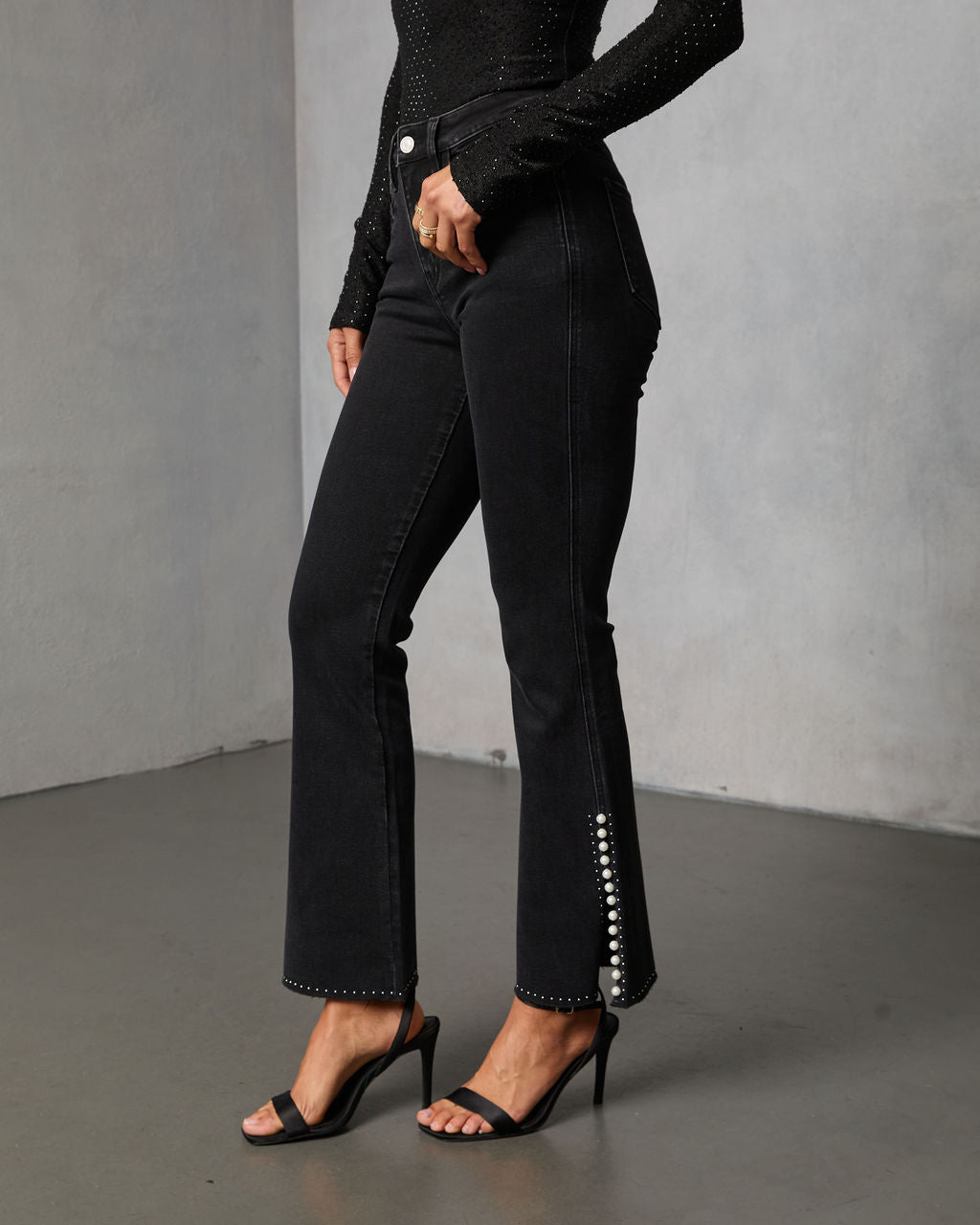 Delmer Bootcut Super Stretch Embellished Jeans