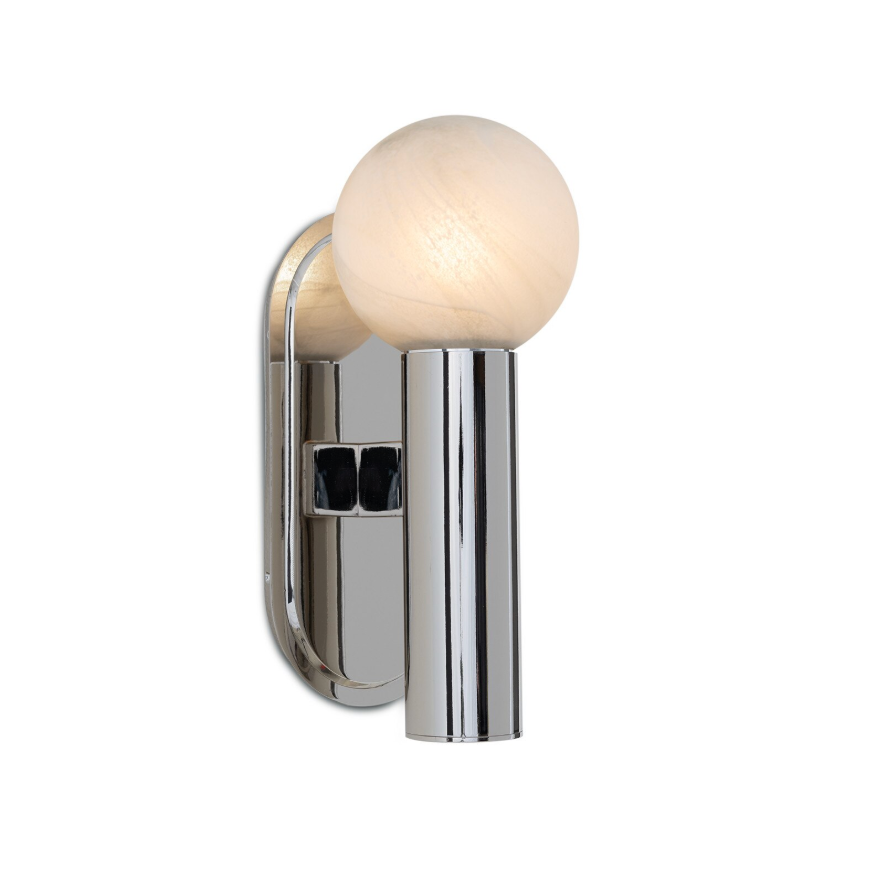 Dion Polished Nickel Sconce