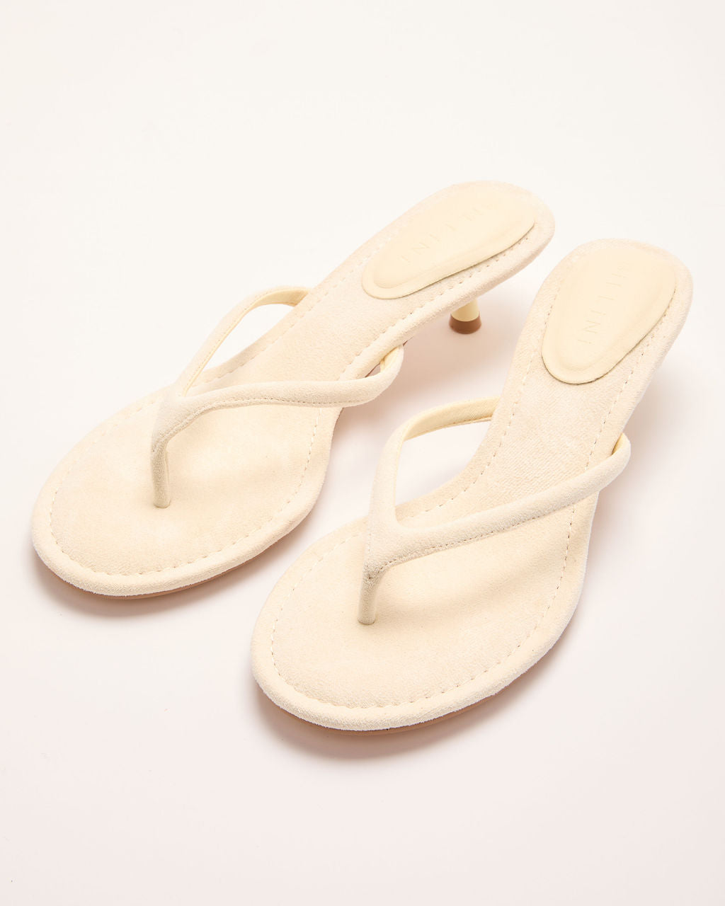 Starting Point Faux Suede Kitten Heels