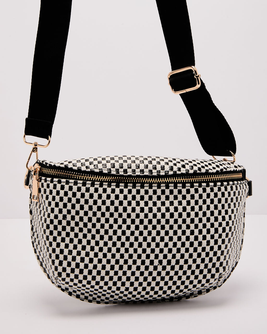 Sandbar Loom Checkered Belt Bag