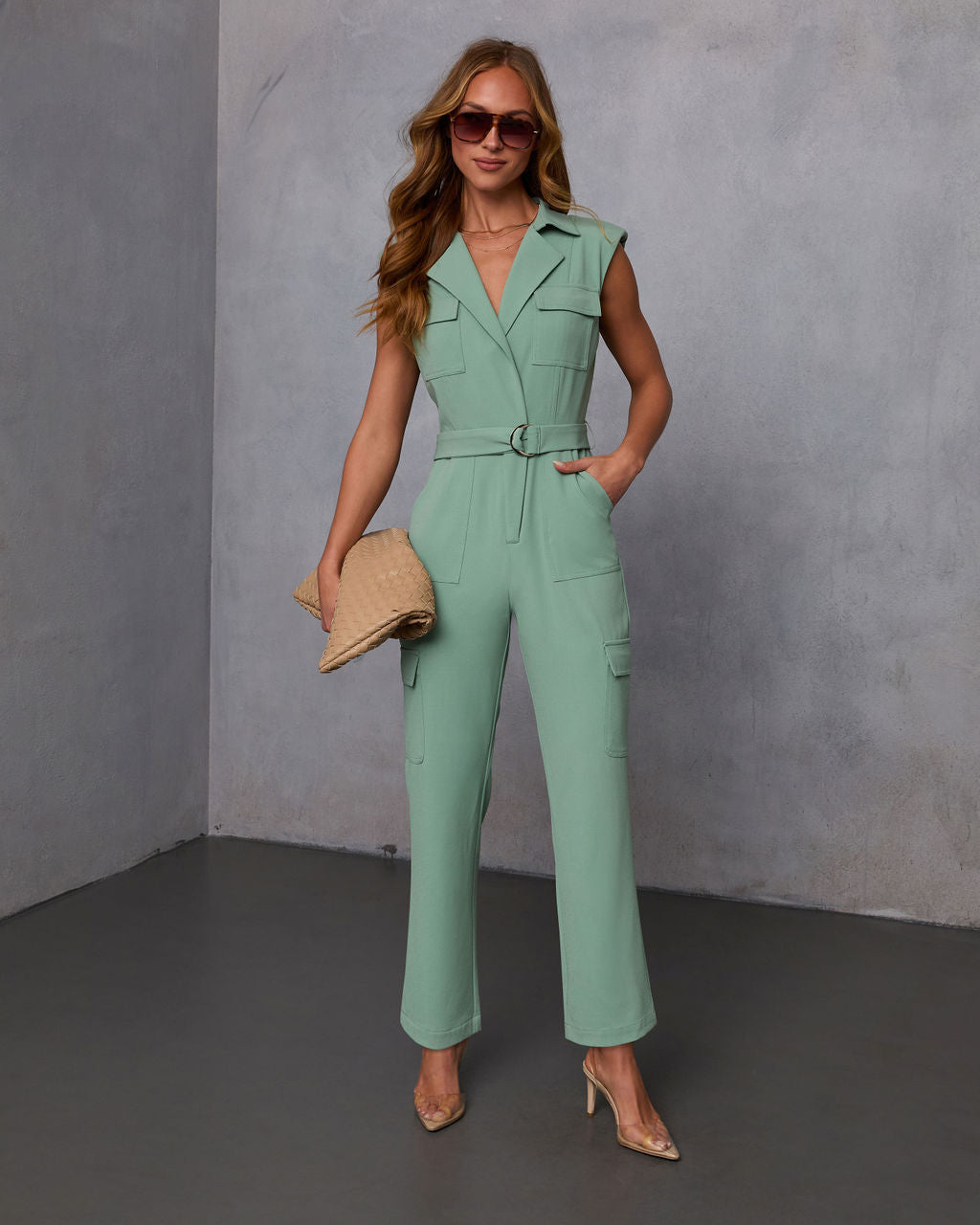 Romy Belted Jumpsuit