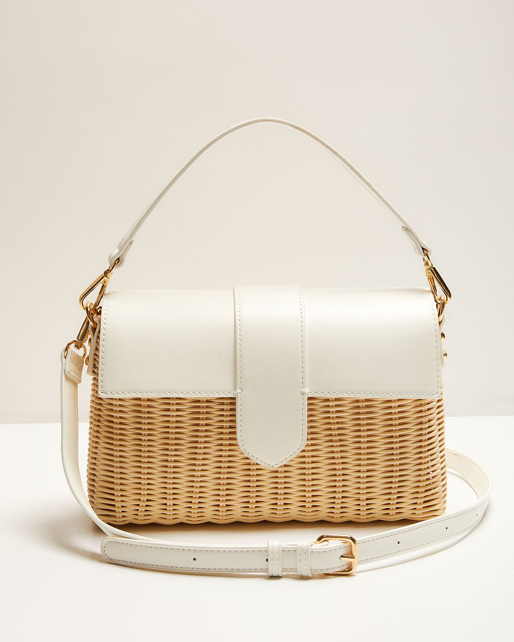 Sharla Top Handle Raffia Bag