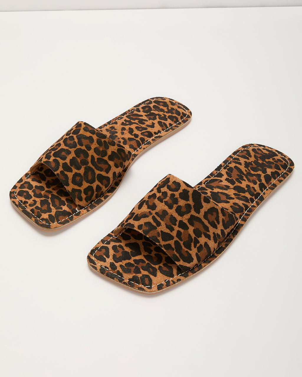 Alia Leopard Slide Sandals
