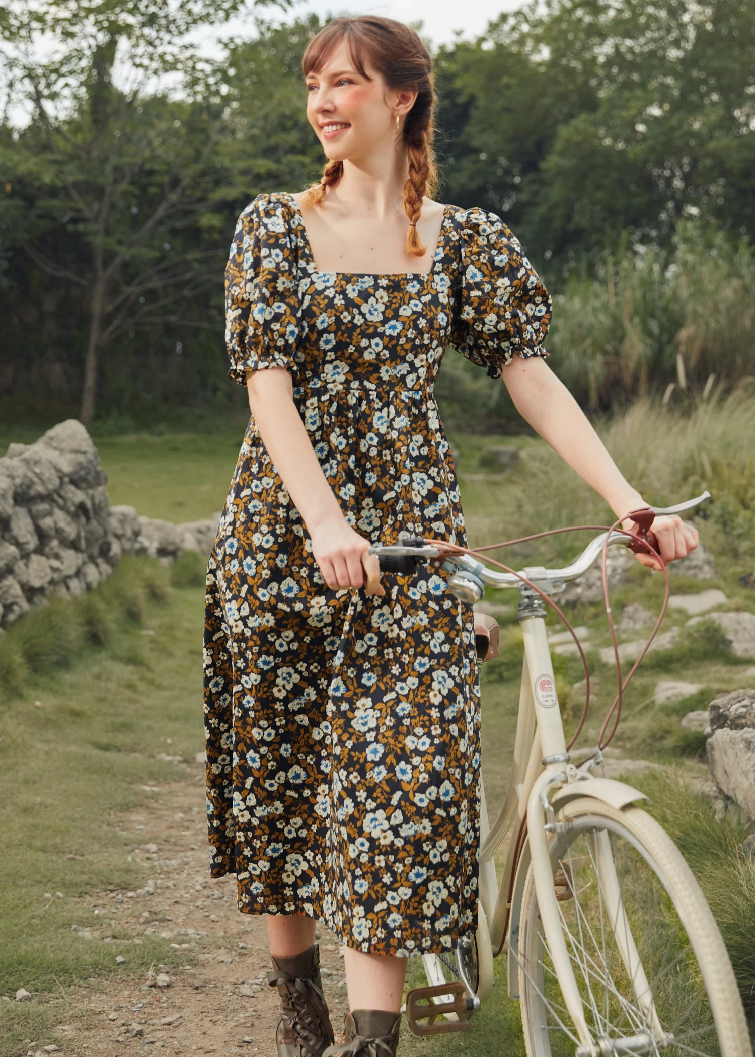 Garden Stroll Fit & Flare Dress