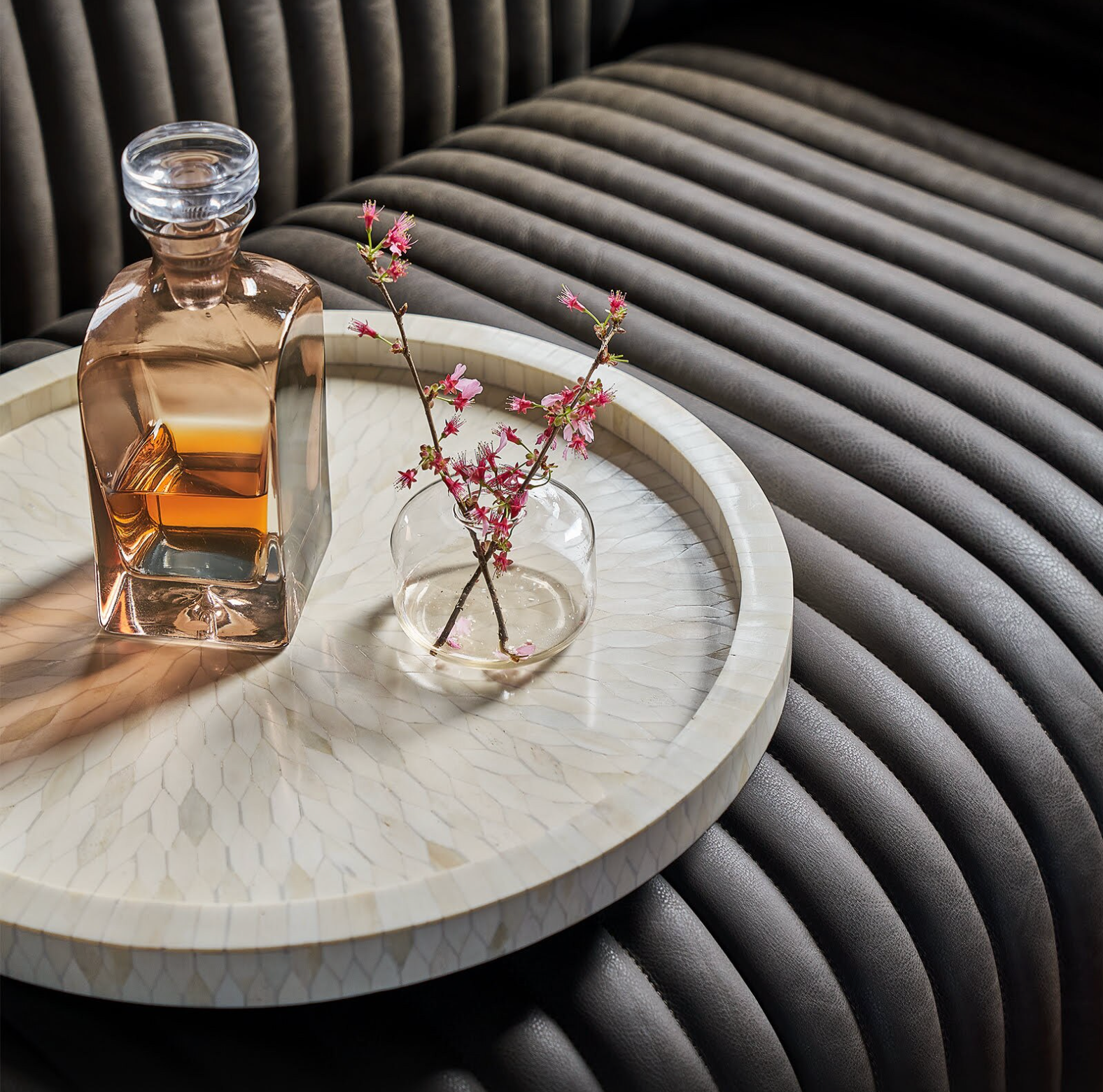 Jullian White Bone Tray