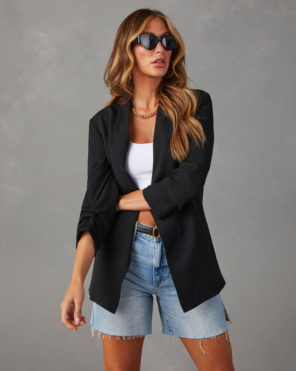 Uptown Girl Pocketed Blazer