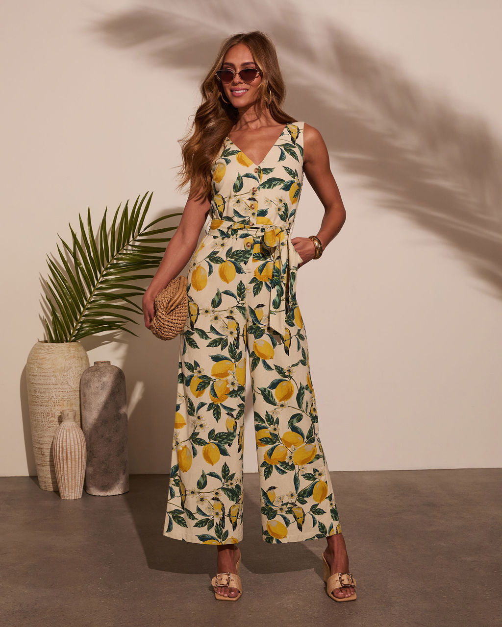 Sweet Days Waist Tie Jumpsuit