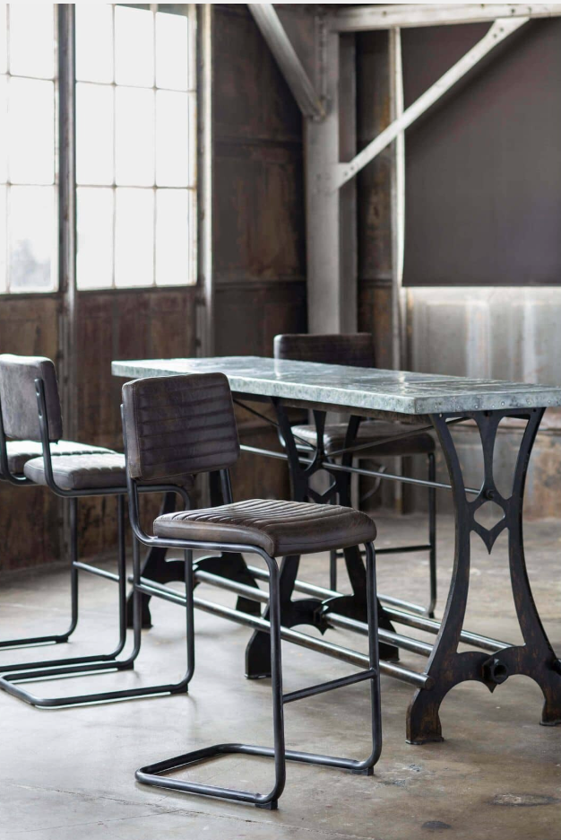 Dylan Ebony Bar Stool Set of 2