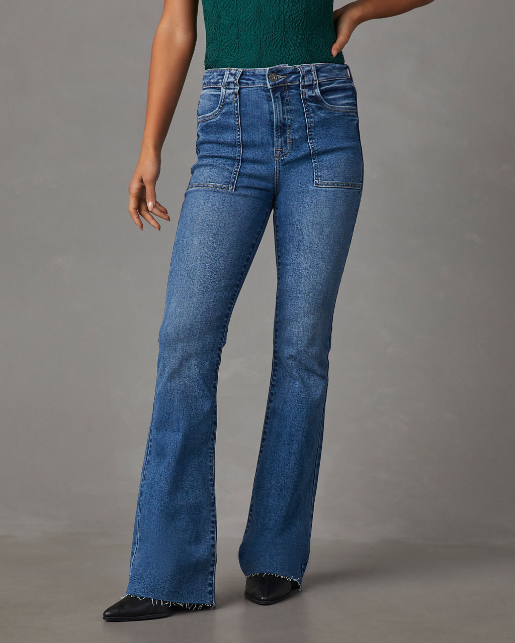 Mulaney High Rise Flare Jeans